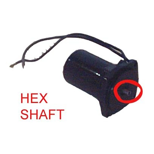 PART # TT 810 Tilt Trim Motor 12 Volt Hex Shaft 4 Bolt 2 Wire